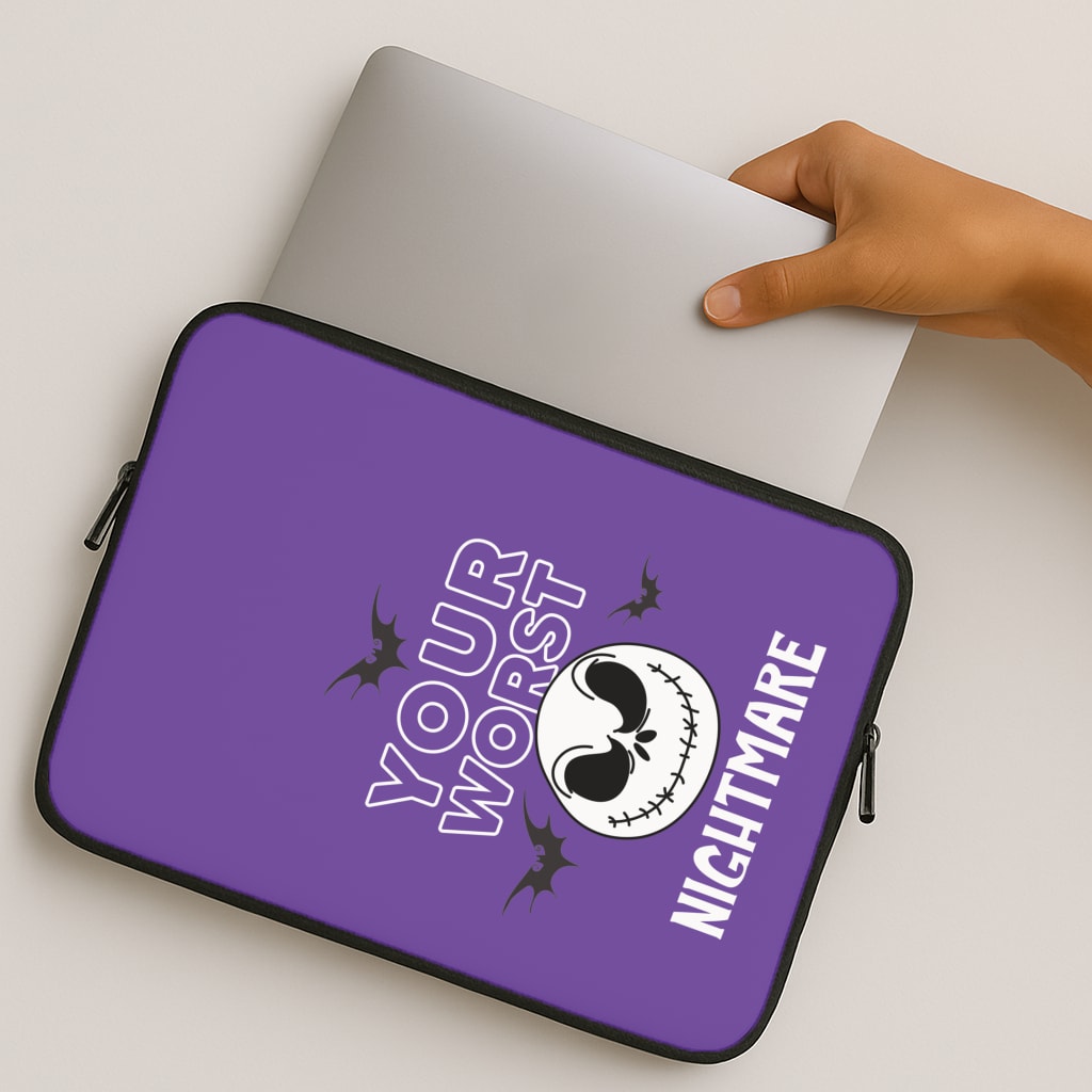 Your Worst Nightmare Purple MacBook Case