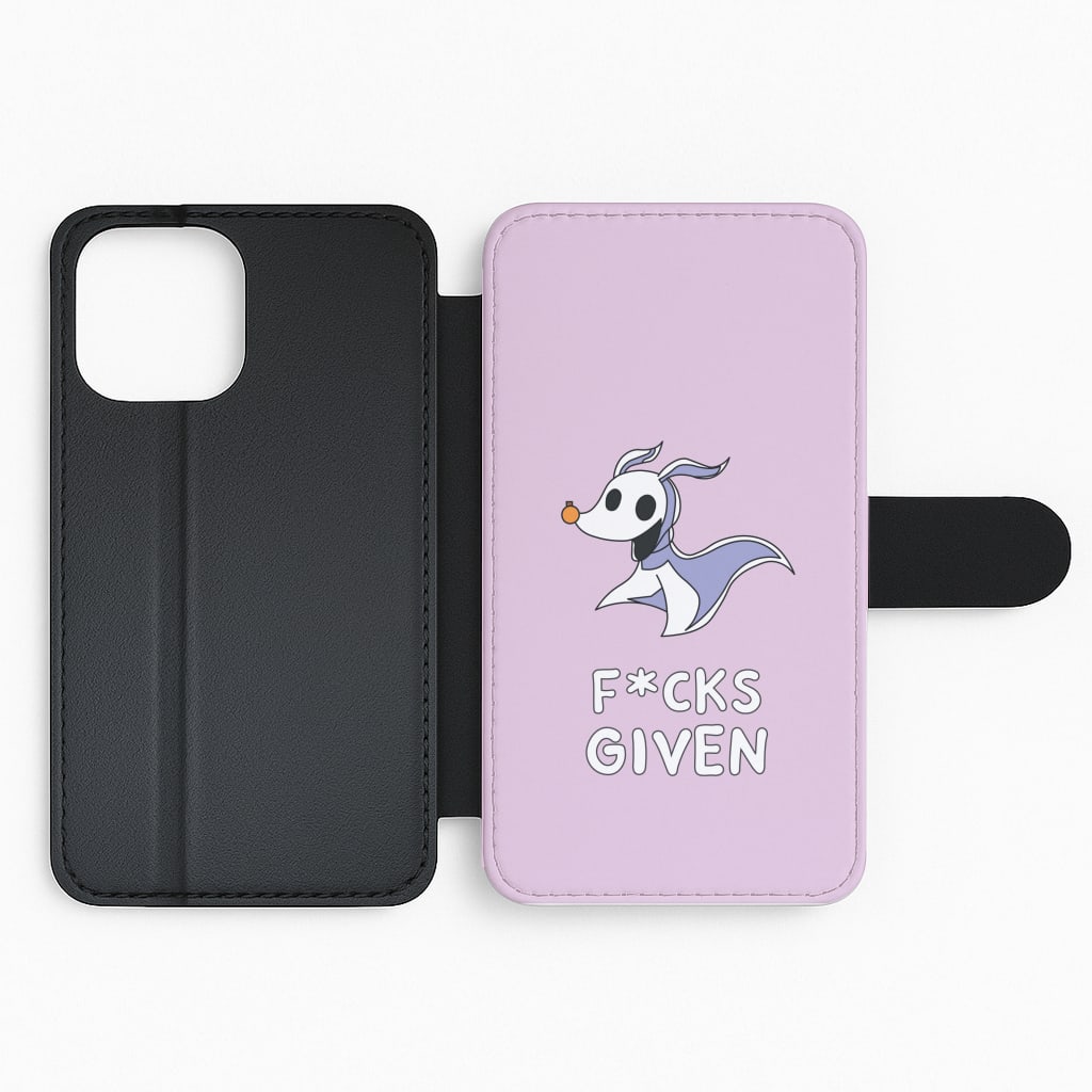 Zero F*cks Flip Phone Case