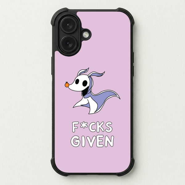 Zero F*cks Phone Case — Bumper case