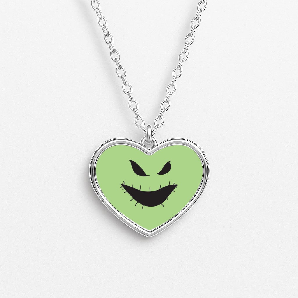 Green Face Necklace