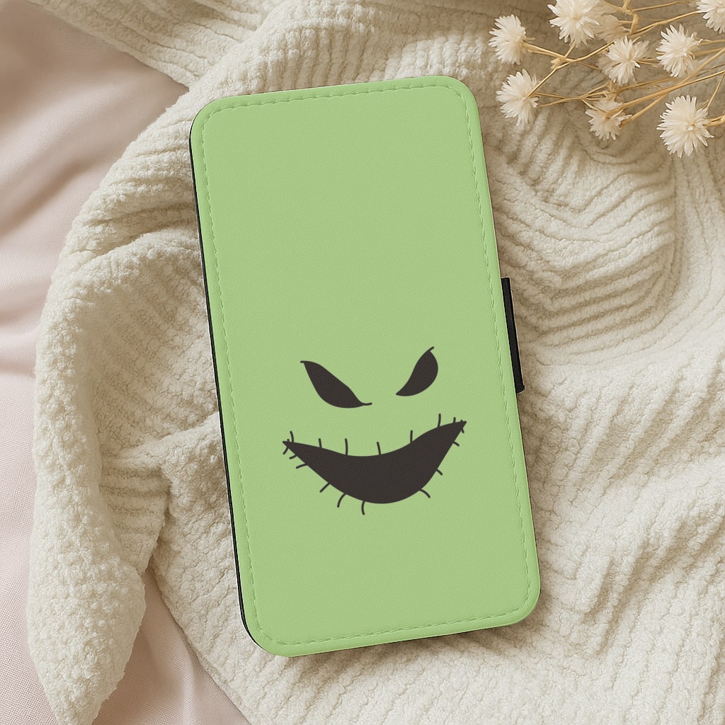 Green Face Wallet Phone Case