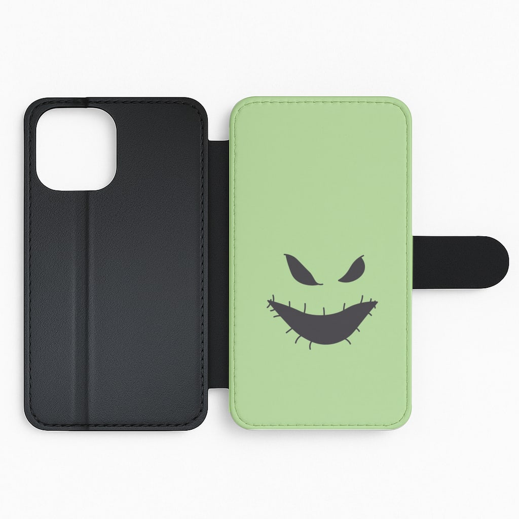 Green Face Flip Phone Case