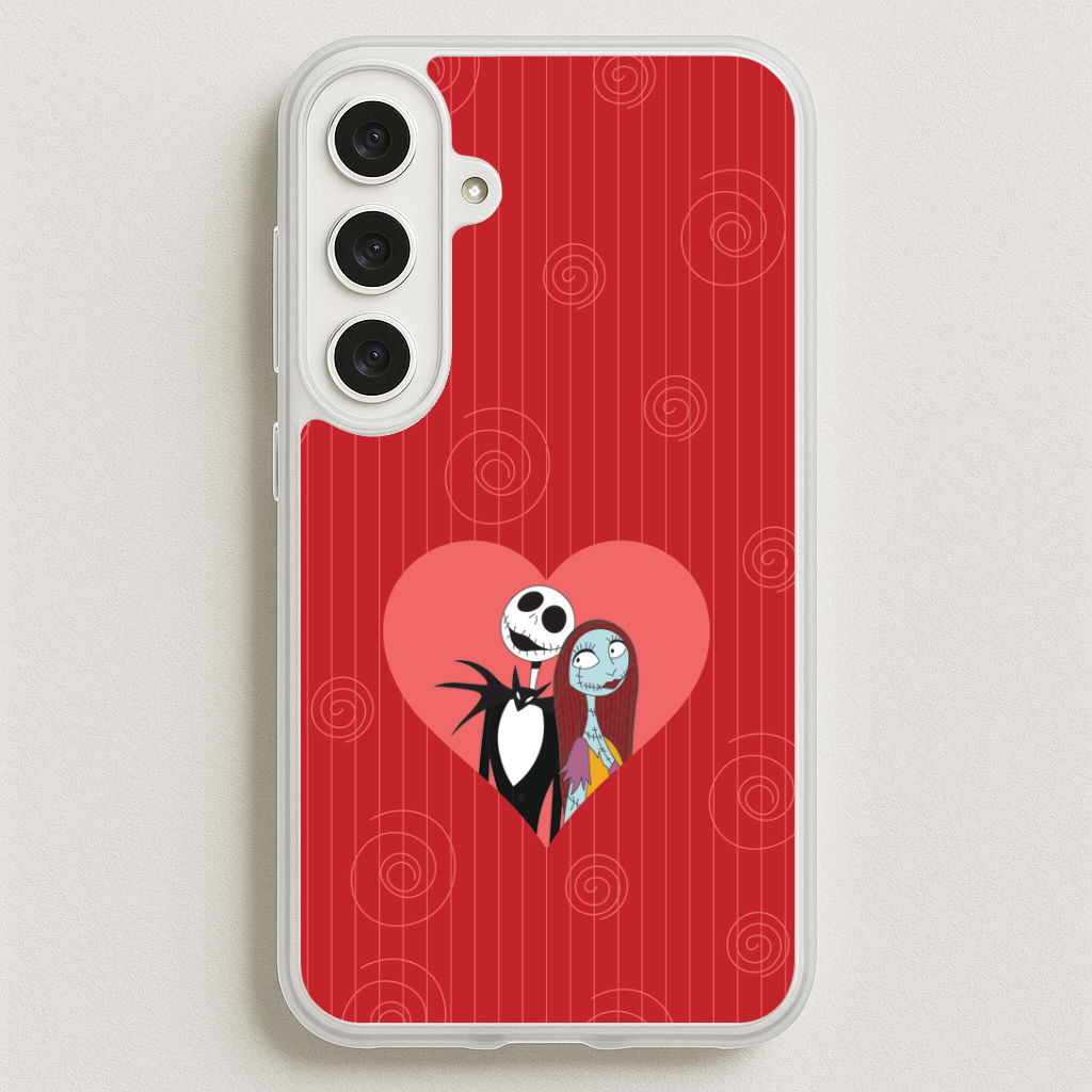 J And S Heart Phone Case for Galaxy S25FE