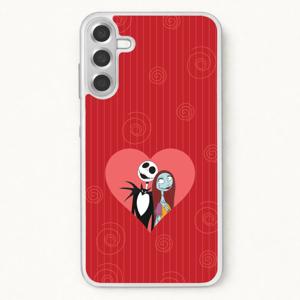 J And S Heart Phone Case for Galaxy A17