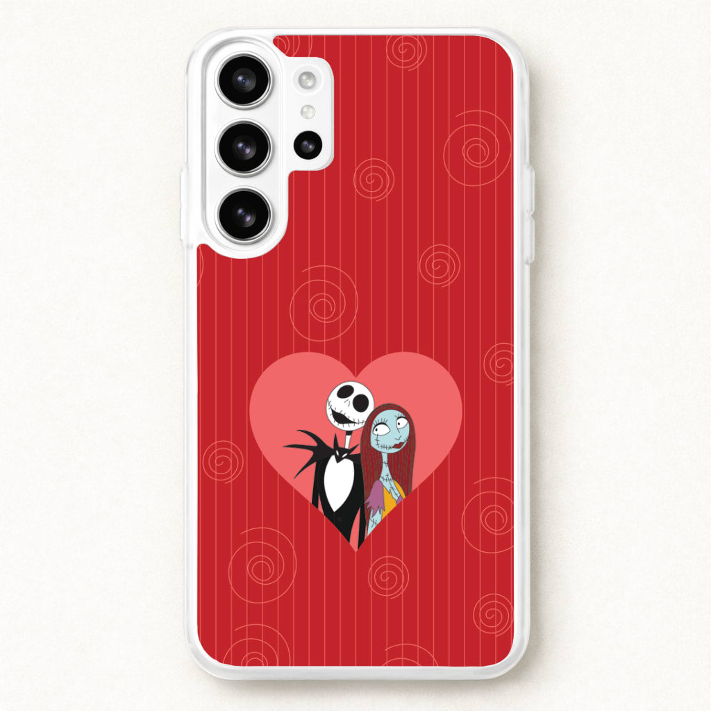 J And S Heart Phone Case for Galaxy S26 Ultra