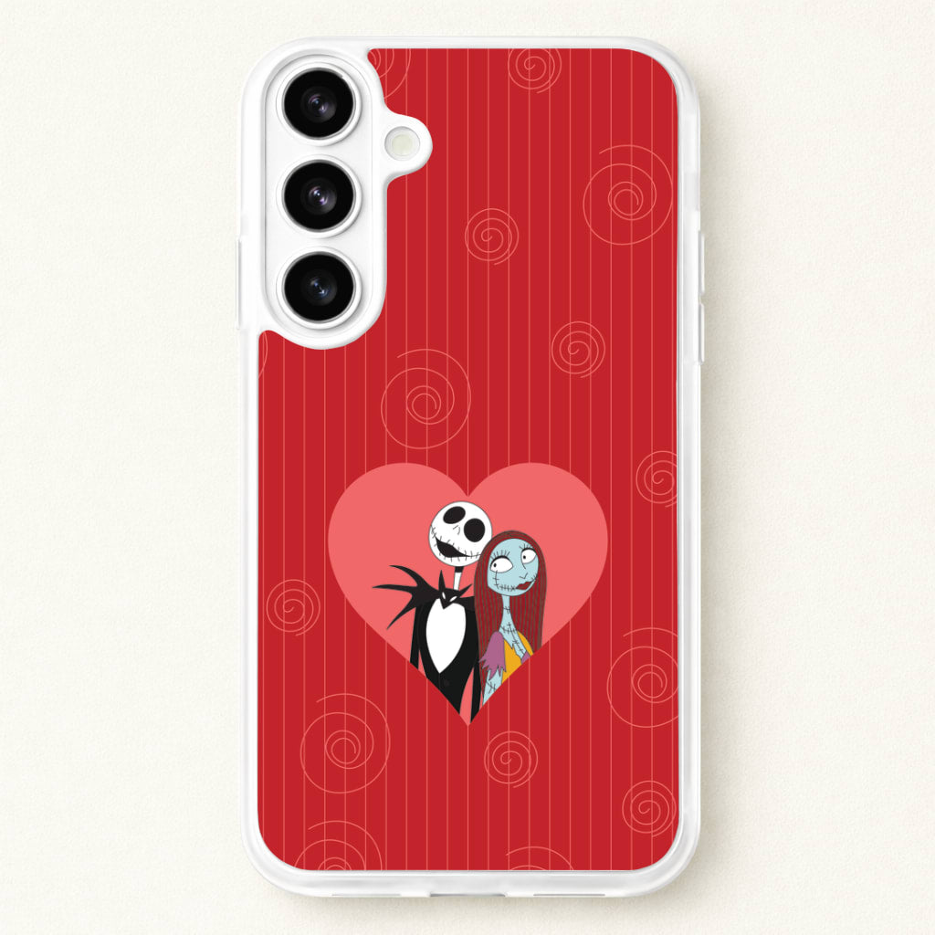 J And S Heart Phone Case for Galaxy S26 Plus