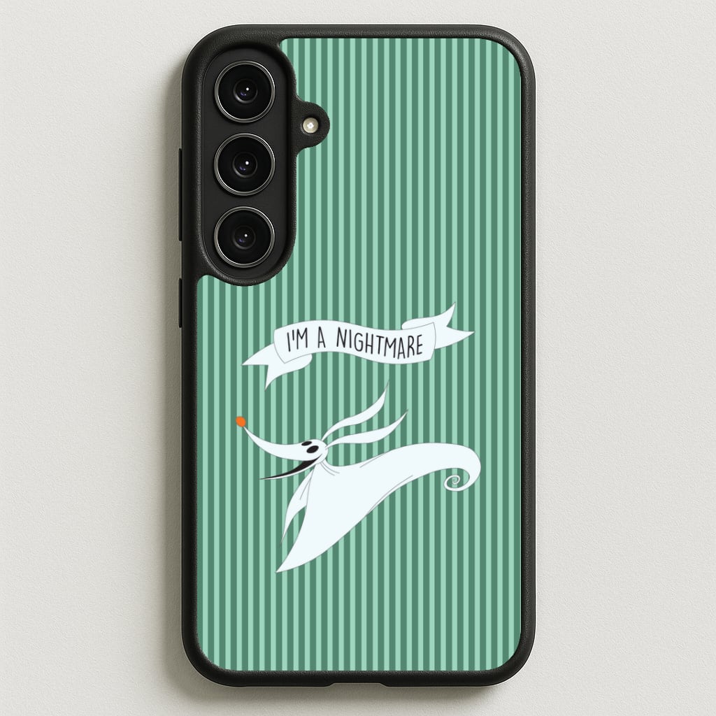 Stripey I'm A Nightmare Phone Case for Galaxy S25FE