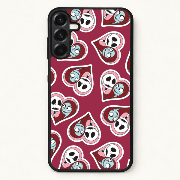 J And S Heart Pattern Phone Case for Galaxy A37