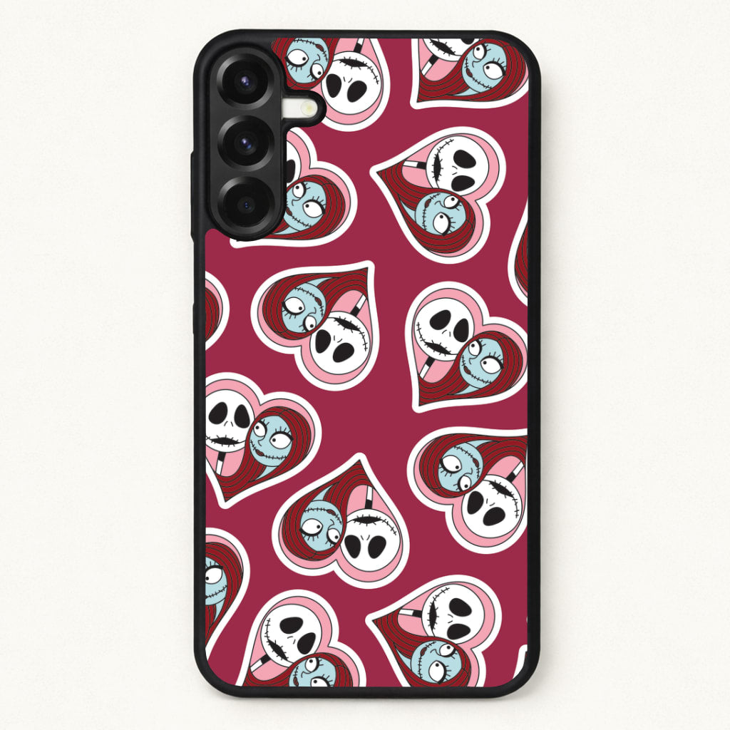 J And S Heart Pattern Phone Case for Galaxy A17