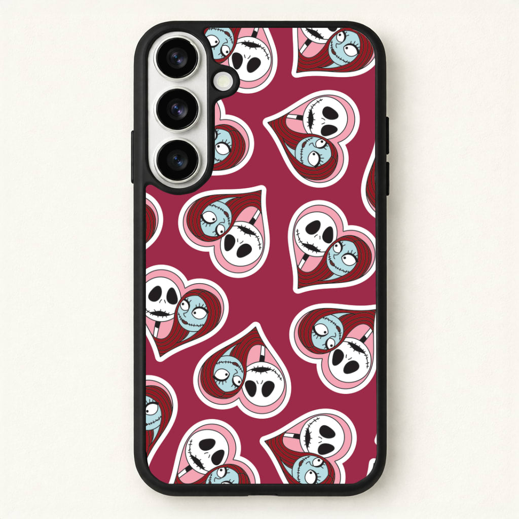 J And S Heart Pattern Phone Case for Galaxy S26