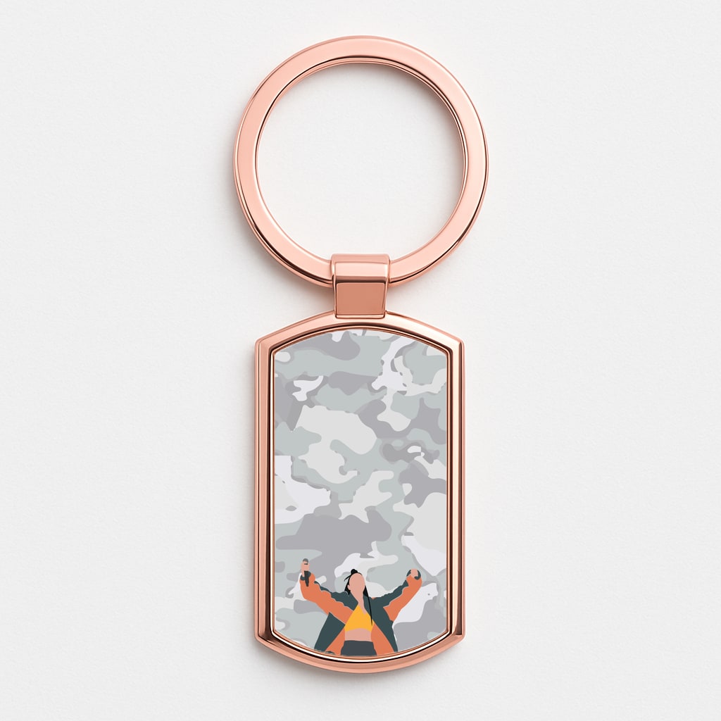 Tulisa - Rose Gold Keyring