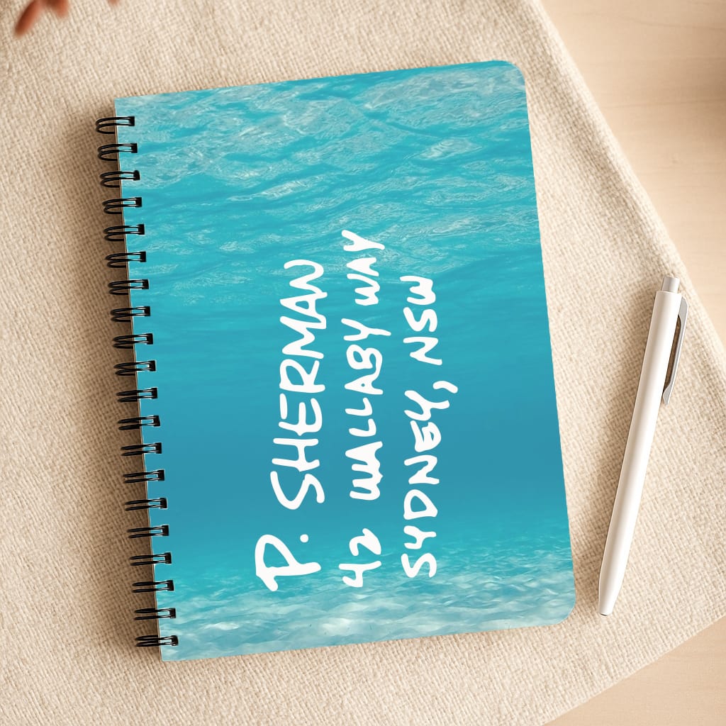 P.Sherman, 42 Wallaby Way ,Sydney Notepad