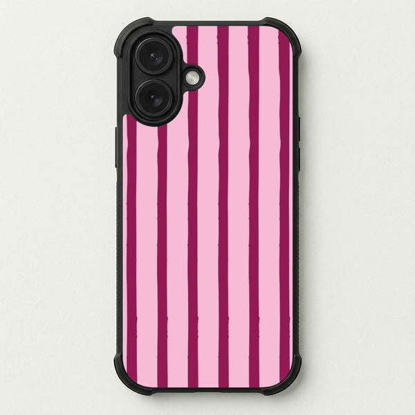 Strawberry Stripes Phone Case — Bumper case
