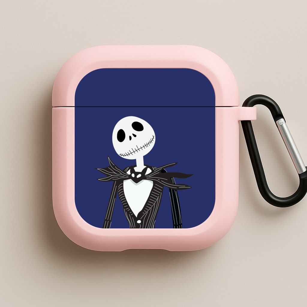 Jack Skellington Blue - TNBC Pink AirPods Case