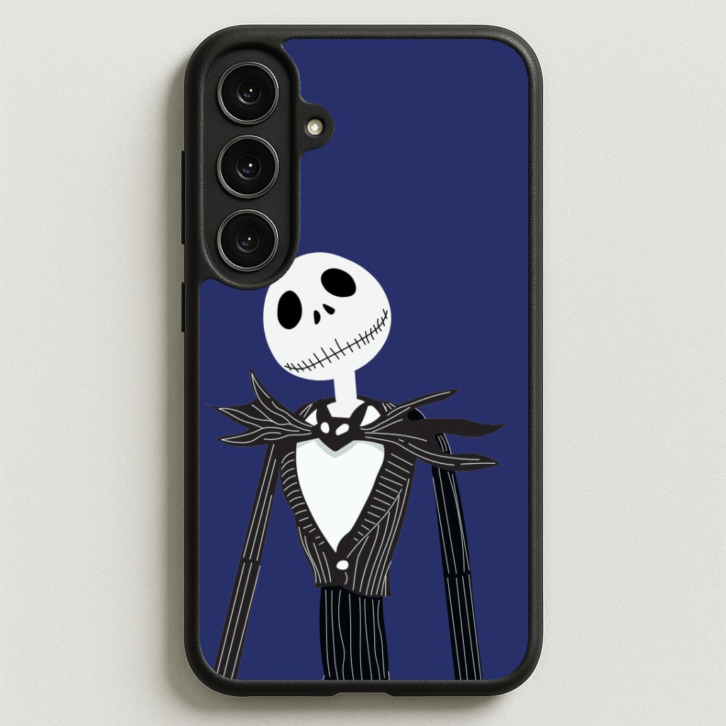 Jack Skellington Blue - TNBC Phone Case for Galaxy S25FE