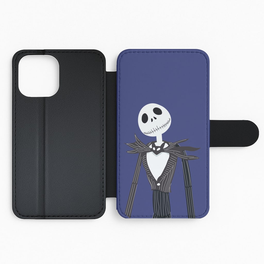 Jack Skellington Blue - TNBC Flip Phone Case