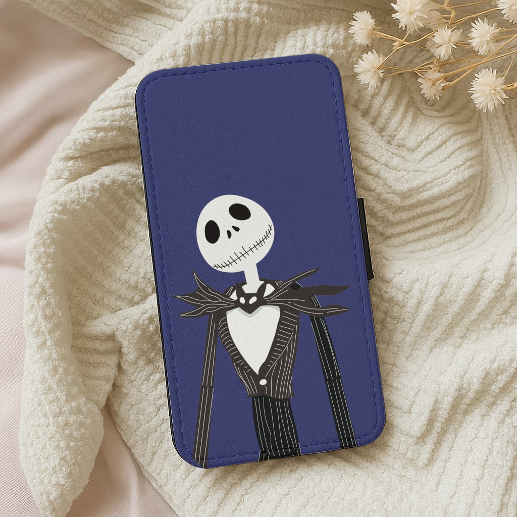 Jack Skellington Blue - TNBC Wallet Phone Case