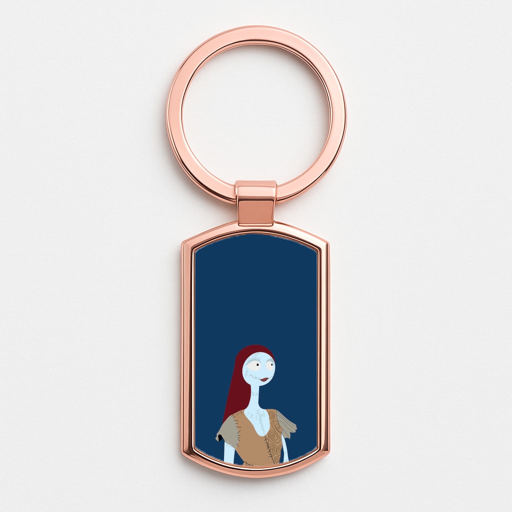 Sally Body - TNBC Rose Gold Keyring