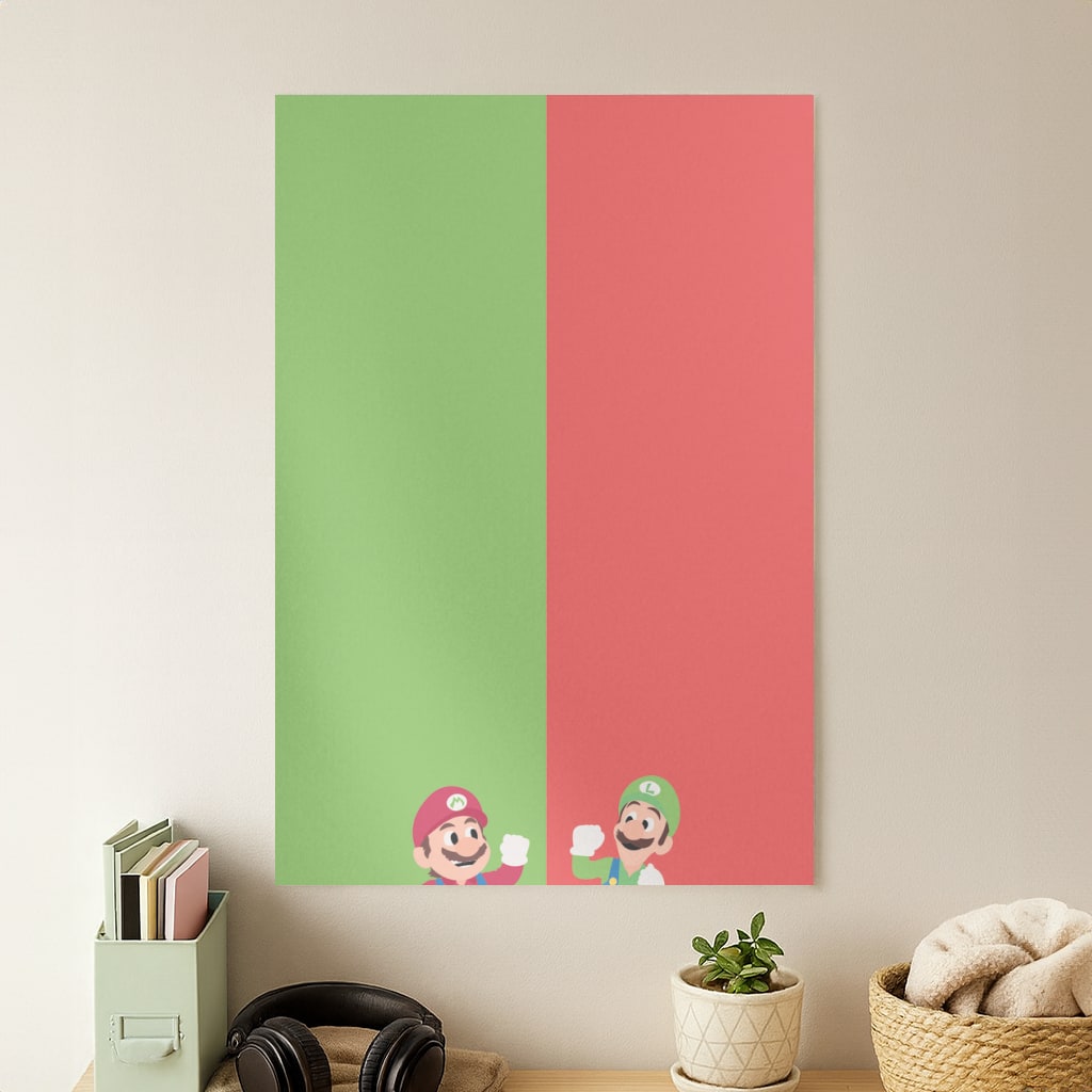 Mario And Luigi Poster