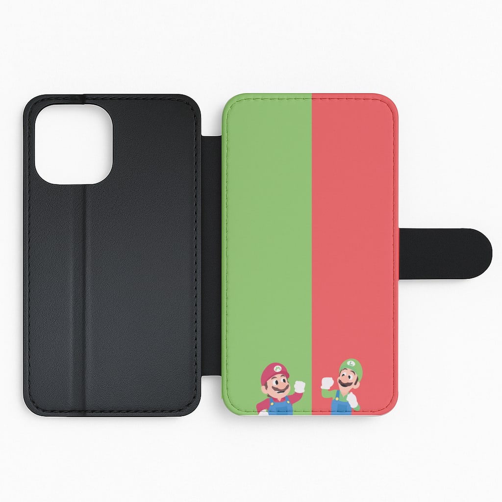 Mario And Luigi Flip Phone Case