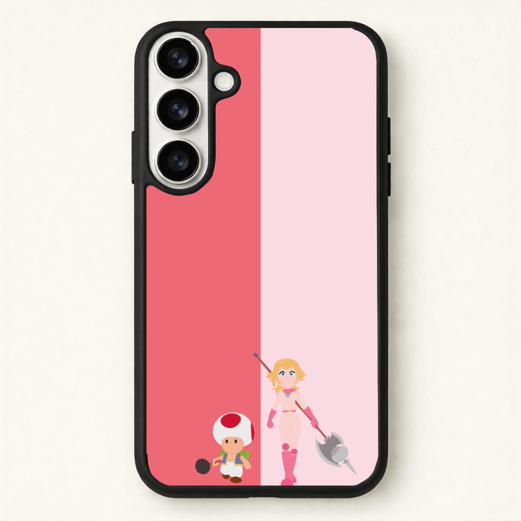Toad And Peach Phone Case for Galaxy S26 Plus