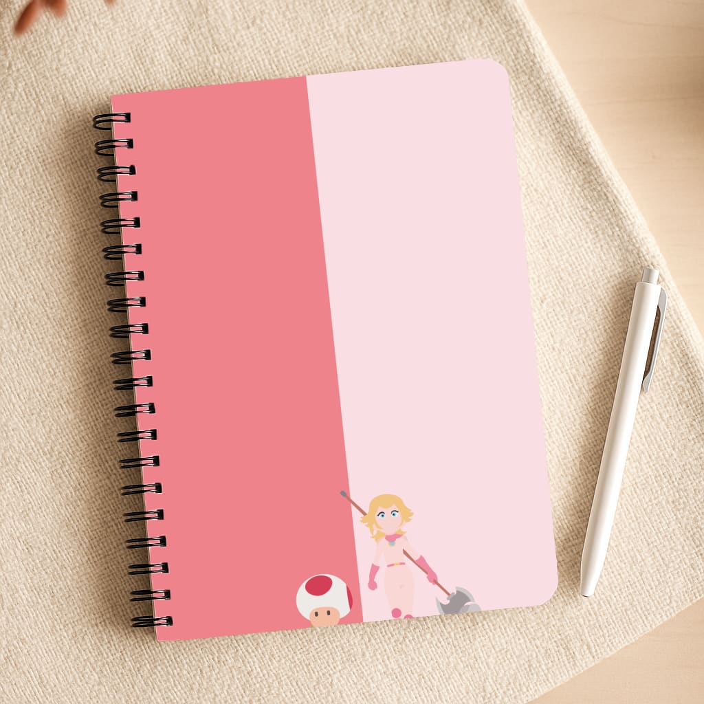 Toad And Peach Notepad