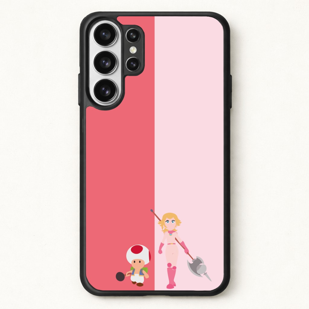 Toad And Peach Phone Case for Galaxy S26 Ultra