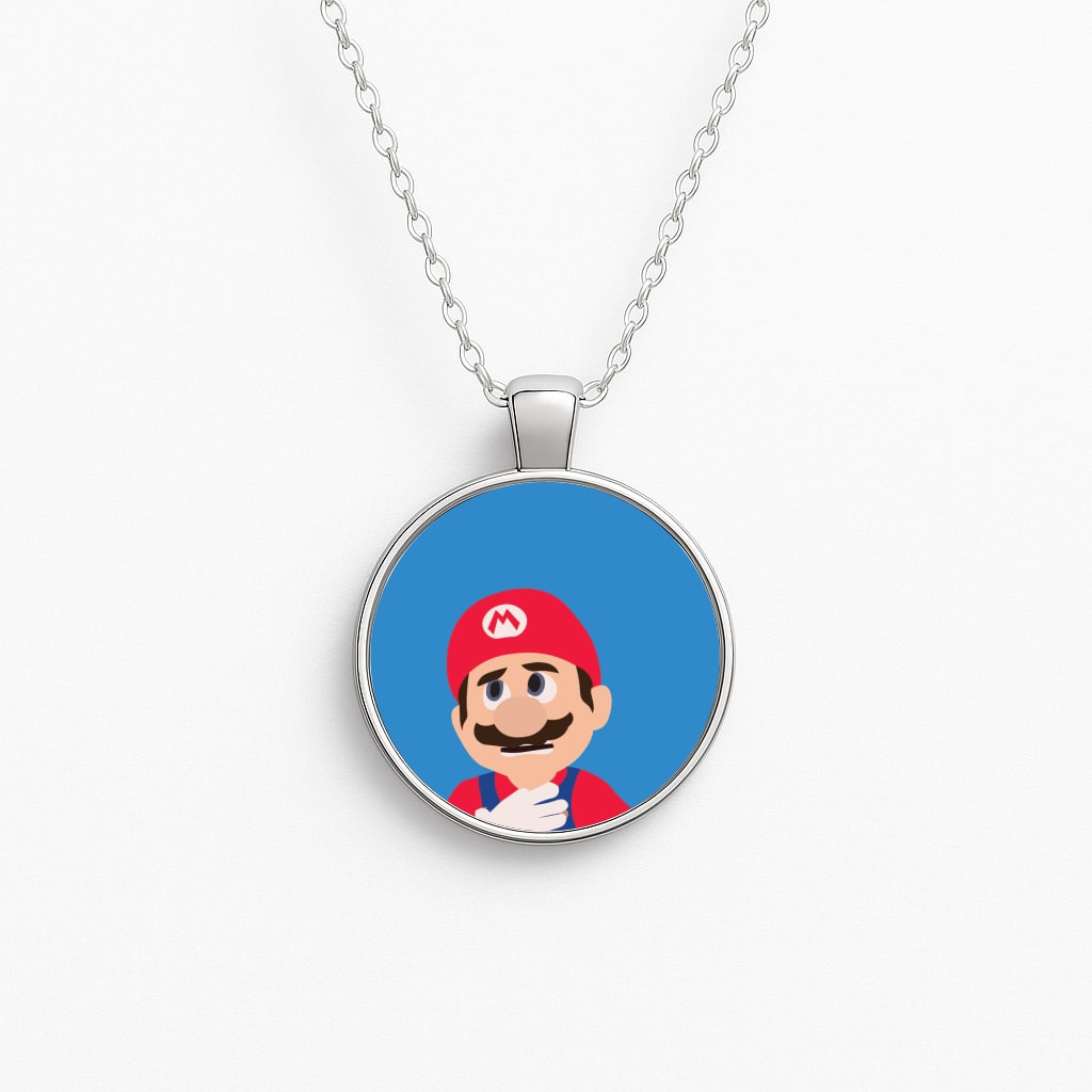 Worried Mario Necklace