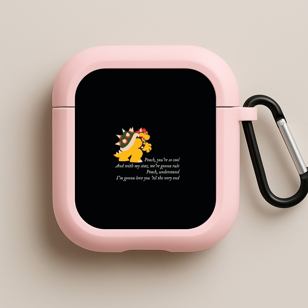 Peach, You're So Cool Pink AirPods Case