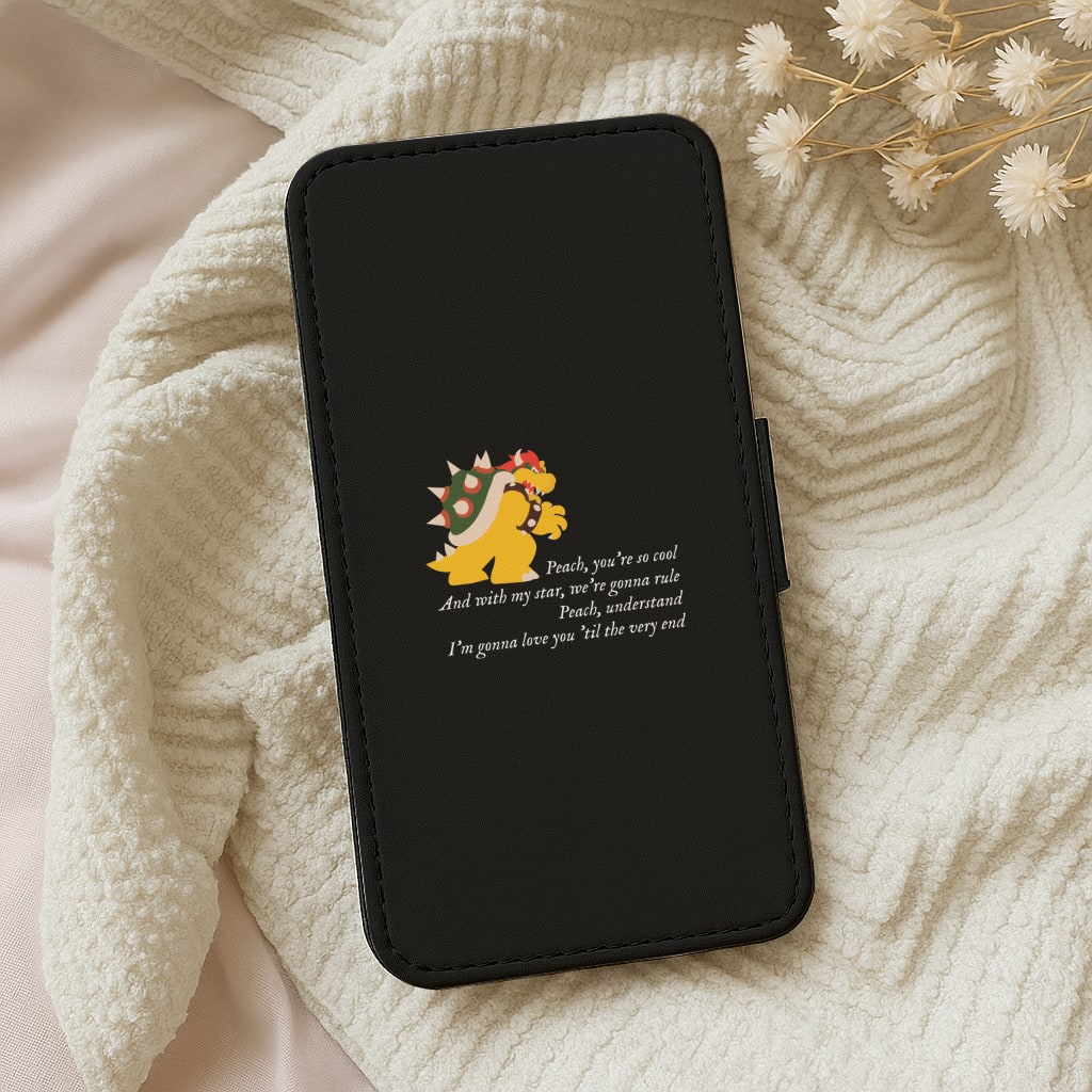 Peach, You're So Cool Wallet Phone Case