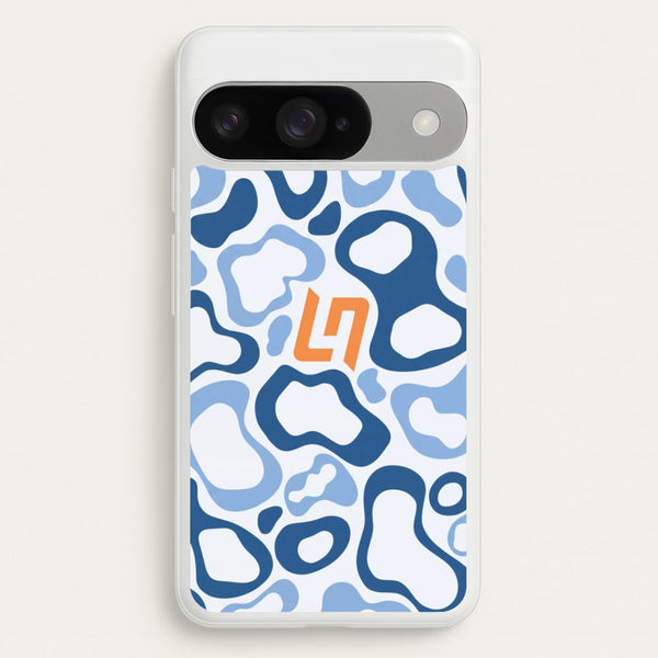 Lando Norris Helment Pattern - Blue Phone Case - Google Pixel 10 / 10 Pro / Standard