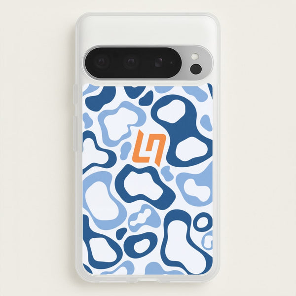 Lando Norris Helment Pattern - Blue Phone Case - Google Pixel 9 Pro XL / Standard