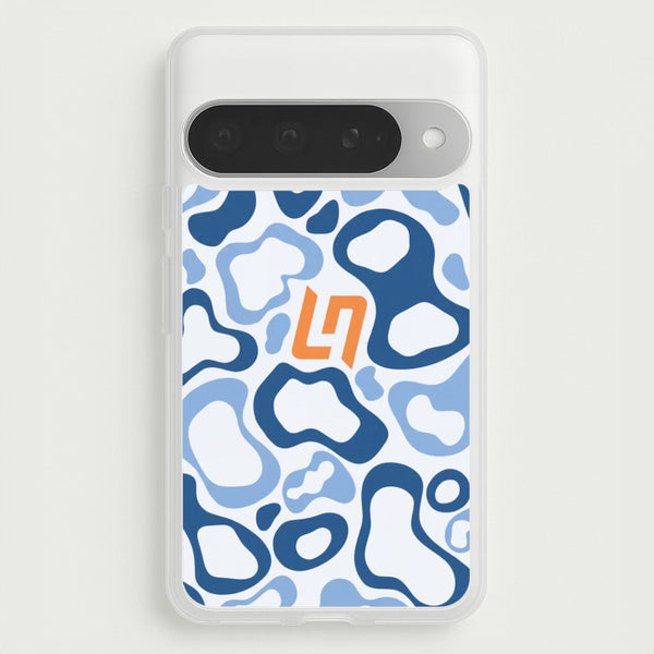 Lando Norris Helment Pattern - Blue Phone Case - Google Pixel 10 Pro XL / Standard