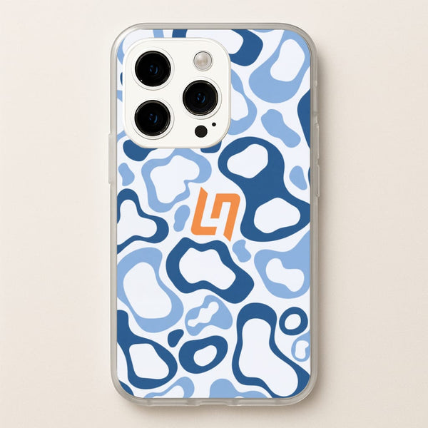 Lando Norris Helment Pattern - Blue Phone Case - iPhone 15 Pro / Standard