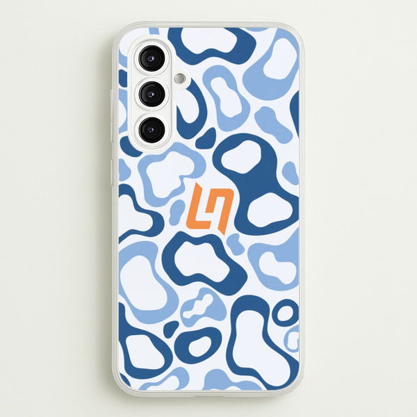 Lando Norris Helment Pattern - Blue Phone Case - Galaxy A16 / Standard