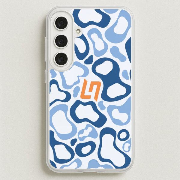 Lando Norris Helment Pattern - Blue Phone Case - Galaxy S25FE / Standard