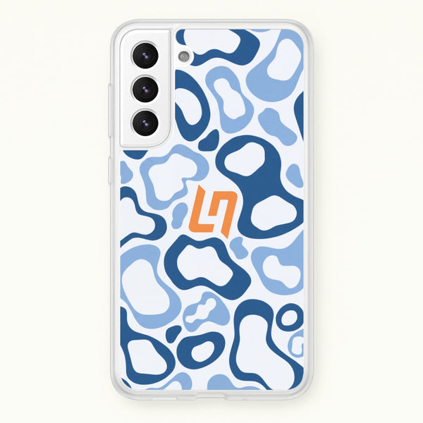 Lando Norris Helment Pattern - Blue Phone Case - Galaxy S21 Plus / Standard