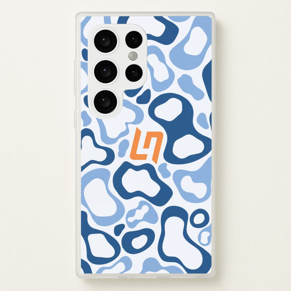 Lando Norris Helment Pattern - Blue Phone Case - Galaxy S24 Ultra / Standard