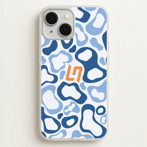 Lando Norris Helment Pattern - Blue Phone Case - iPhone 13 / Standard