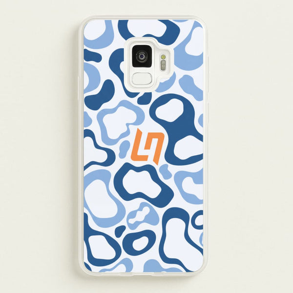 Lando Norris Helment Pattern - Blue Phone Case - Galaxy S9 / Standard