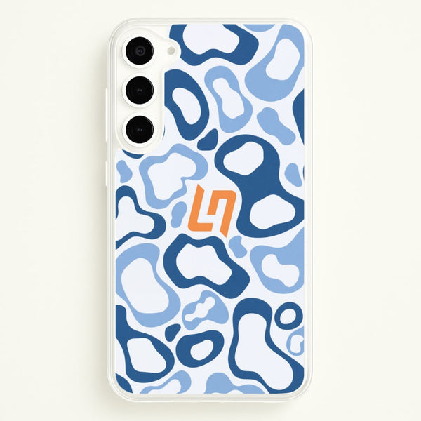 Lando Norris Helment Pattern - Blue Phone Case - Galaxy S23 Plus / Standard