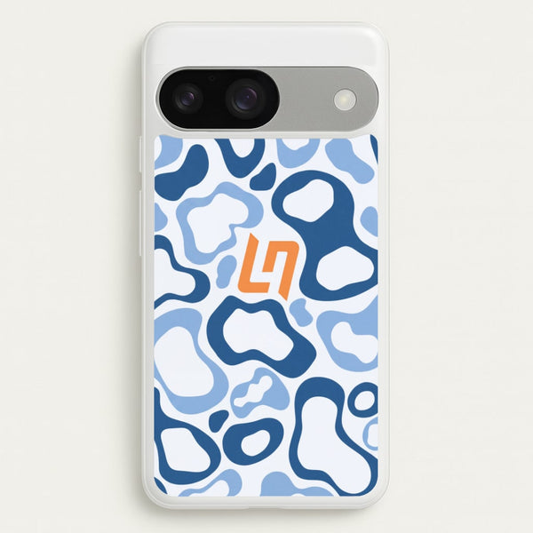 Lando Norris Helment Pattern - Blue Phone Case - Google Pixel 9 / 9 Pro / Standard
