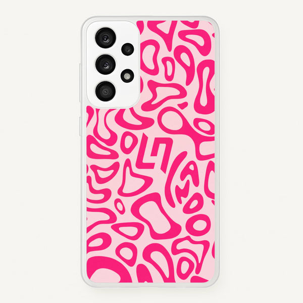 Lando Norris Hemlet Pattern - Pink Phone Case - Galaxy A33 / Standard