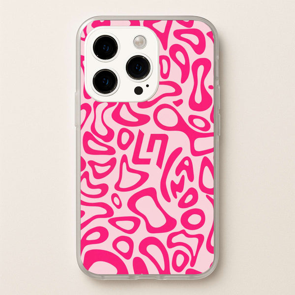 Lando Norris Hemlet Pattern - Pink Phone Case - iPhone 14 Pro Max / Standard