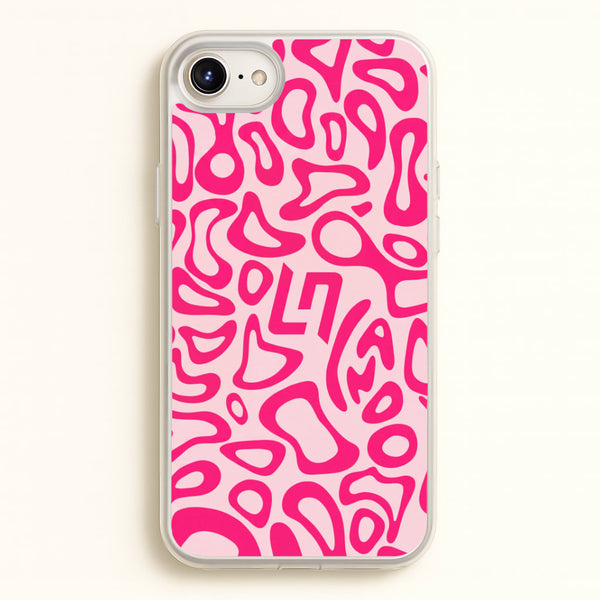 Lando Norris Hemlet Pattern - Pink Phone Case - iPhone 6 / 7 / 8 / SE / Standard