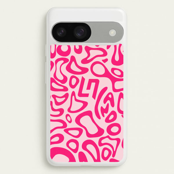 Lando Norris Hemlet Pattern - Pink Phone Case - Google Pixel 9 / 9 Pro / Standard