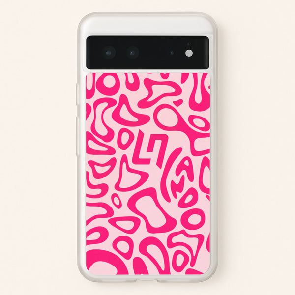 Lando Norris Hemlet Pattern - Pink Phone Case - Google Pixel 6 / Standard