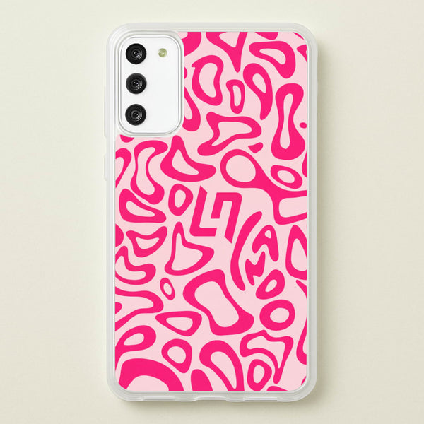 Lando Norris Hemlet Pattern - Pink Phone Case - Galaxy S20FE / Standard