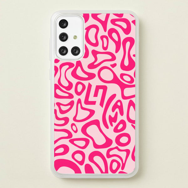 Lando Norris Hemlet Pattern - Pink Phone Case - Galaxy A71 / Standard