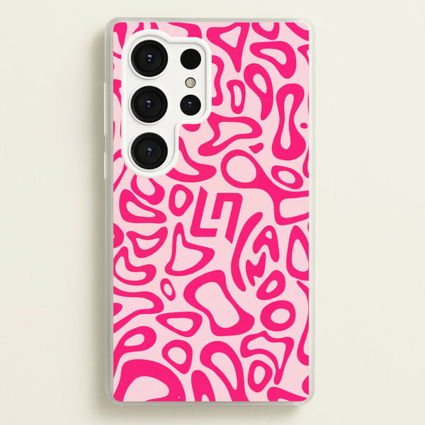 Lando Norris Hemlet Pattern - Pink Phone Case - Galaxy S25 Ultra / Standard